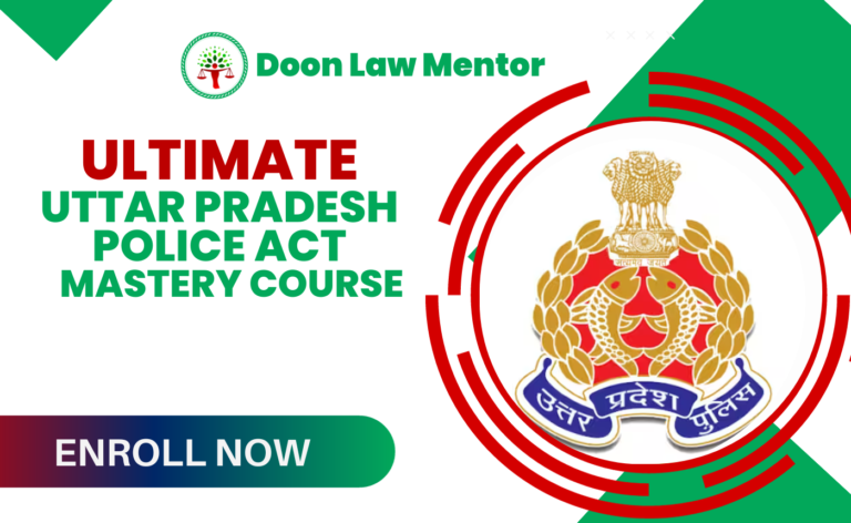 Ultimate UP Police Act Mastery Course