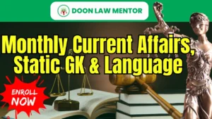 Monthly Current Affairs, Static GK & Language Course