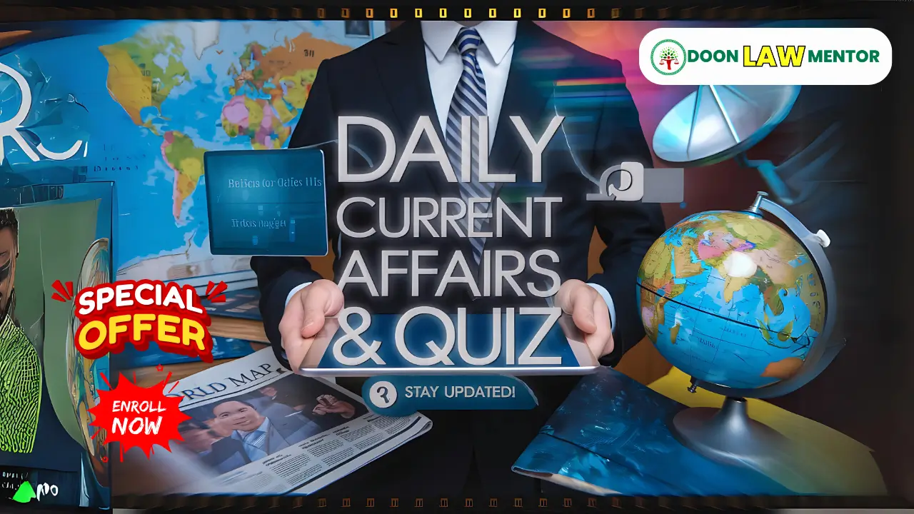 Daily Current Affairs Course for Judiciary, APO & JLO Exams