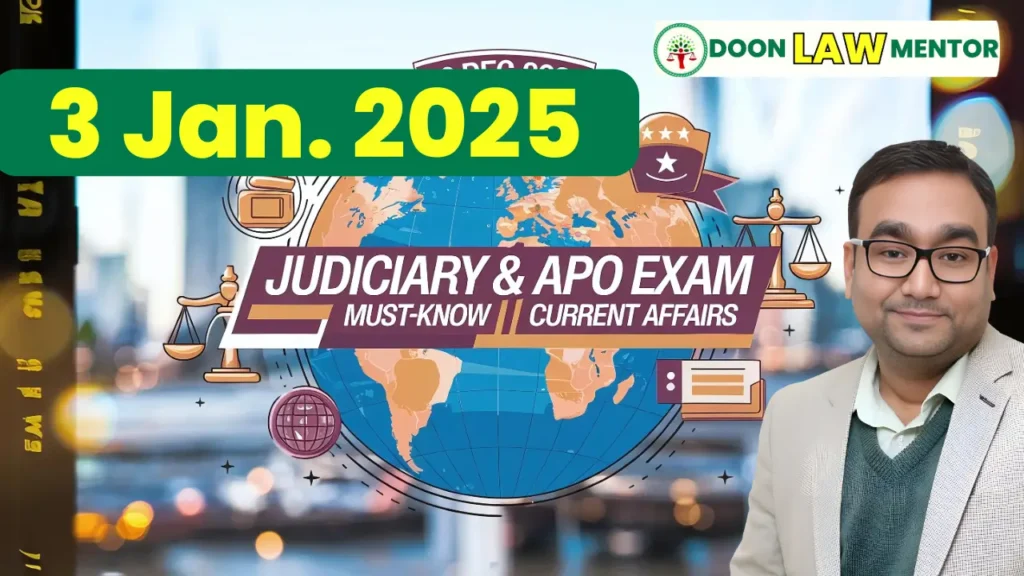 Current Affairs for Judiciary
