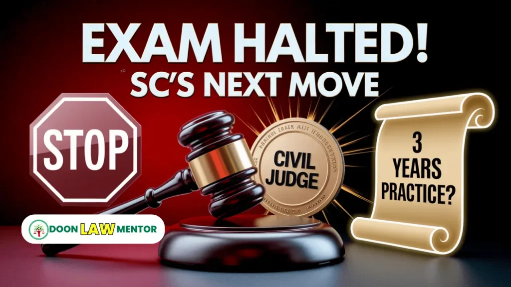 Major Civil Judge Exam Update